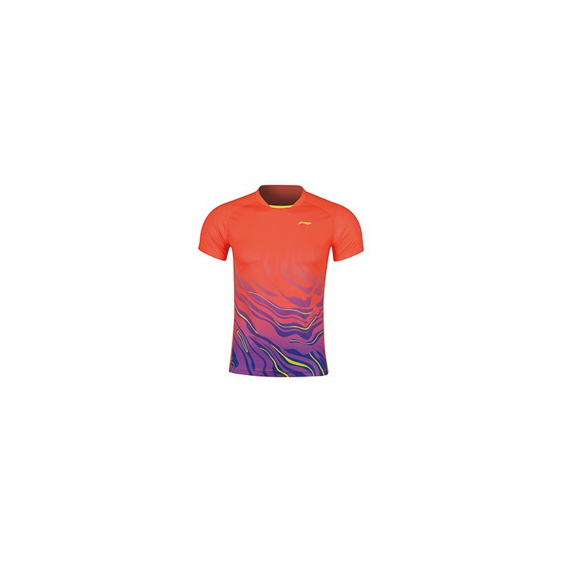Badminton T-shirt - Northern Light Orange Dame