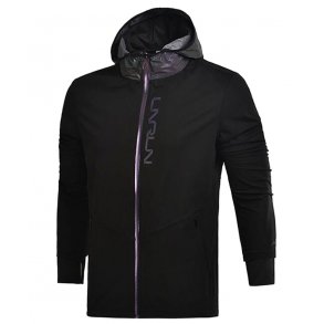 Herren Running Jacket - Windbreaker Black
