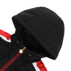 Red black hot sale white windbreaker