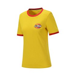 T-shirt - Yellow Barcelona 92 Logo Women