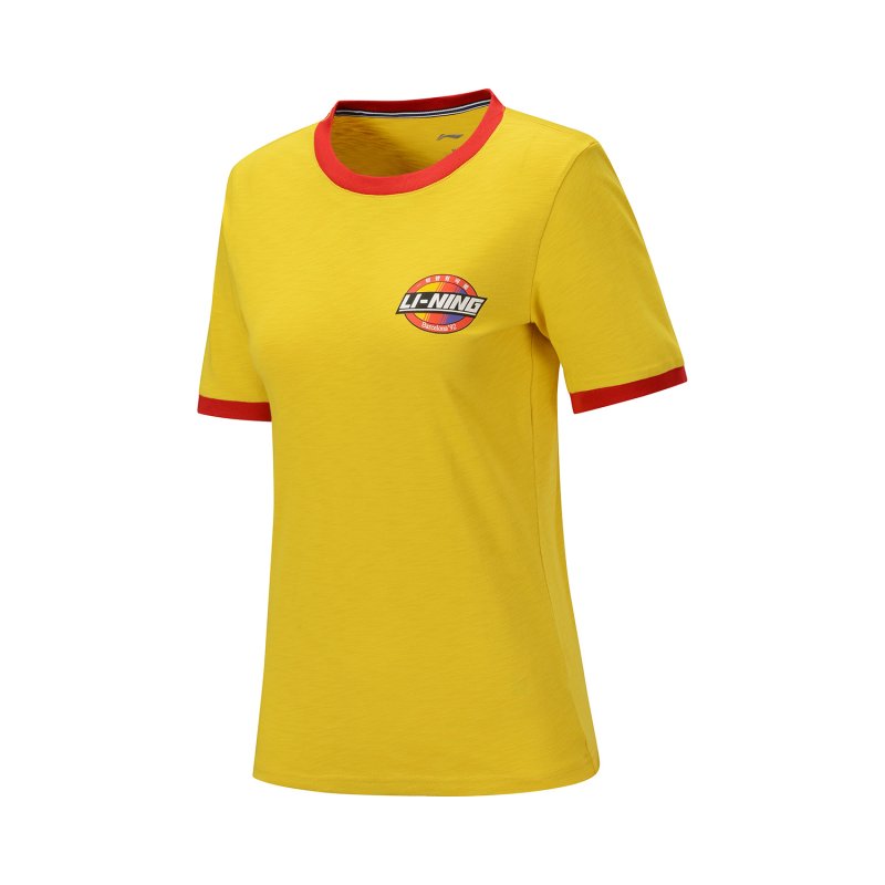 T-shirt - Yellow Barcelona 92 Logo Dame