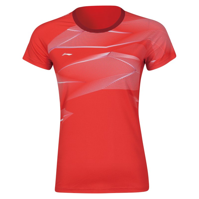 Badminton T-shirt - Red Snow Women