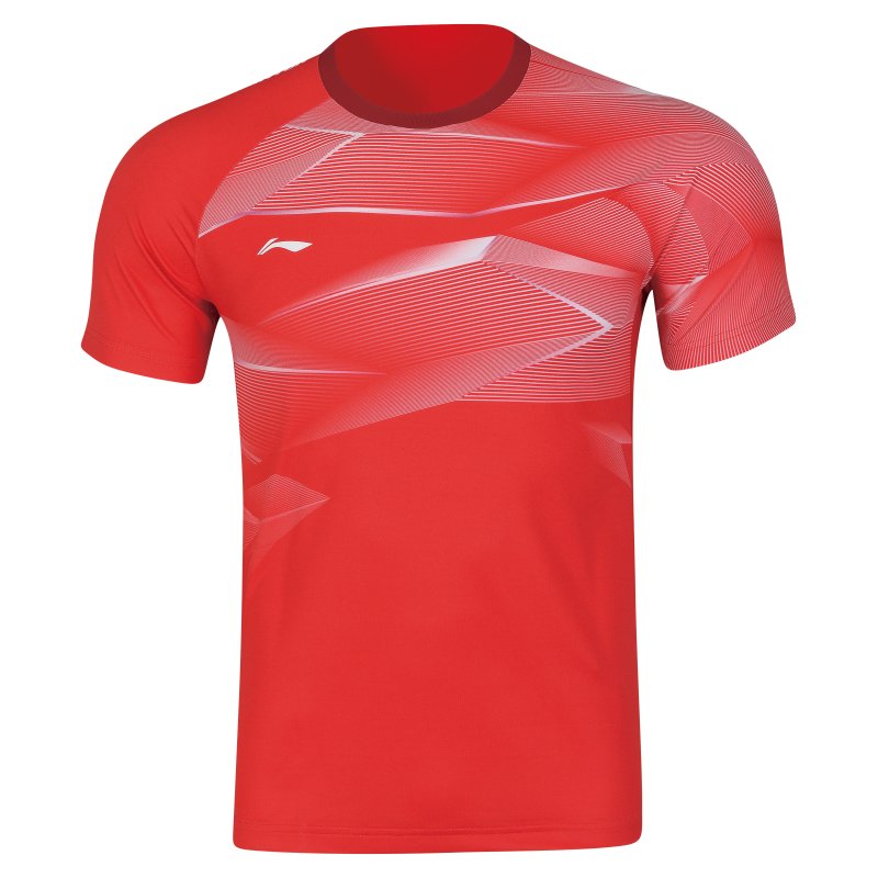 Badminton T-shirt - Red Snow