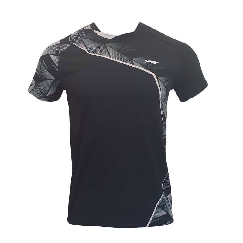 Leopard Elektriker Meget rart godt Badminton T-shirt - Club Flash Black - UNISEX - Li-Ning - Li-Ning