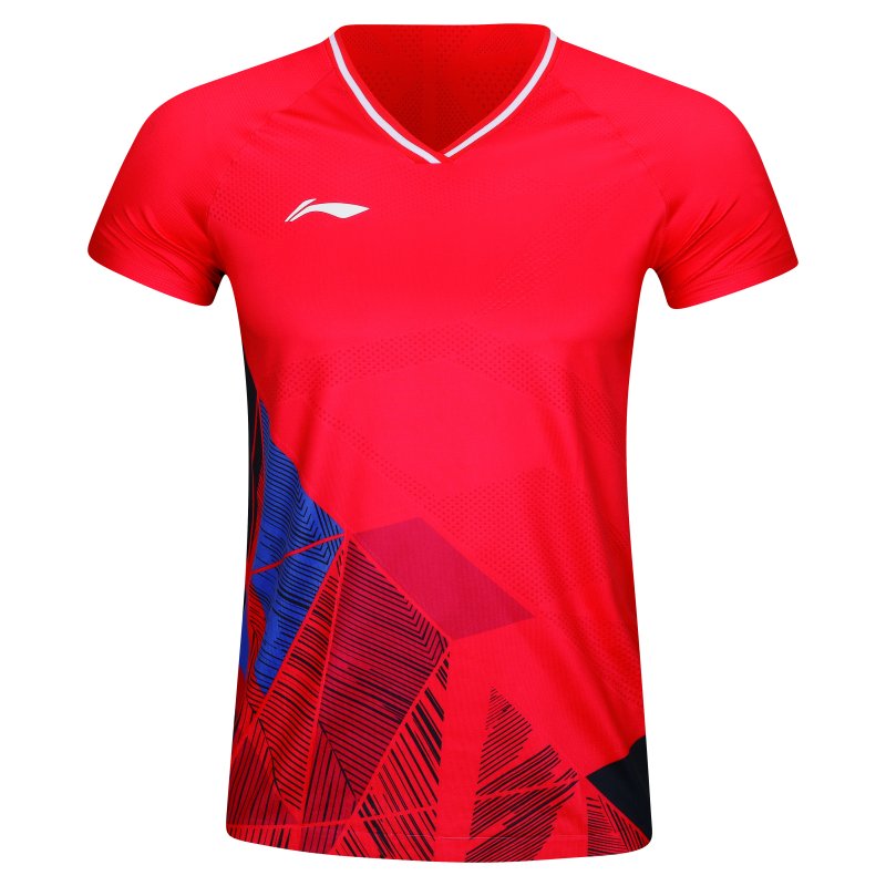 Badminton T-shirt - Tokyo Red Exclusive Dam