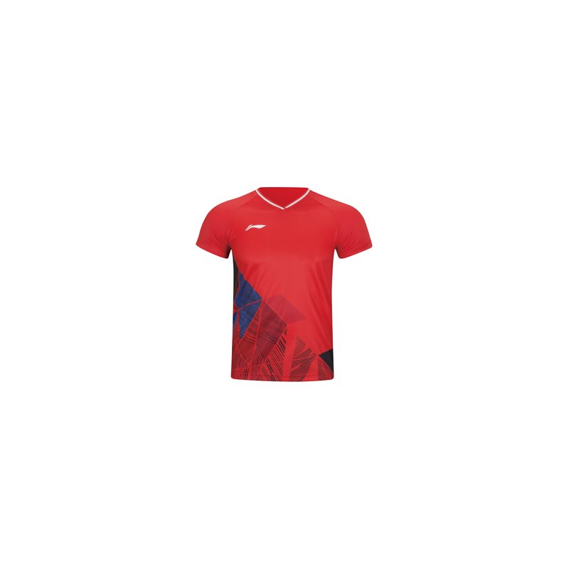 UNISEX Badminton T-shirt - Tokyo Red