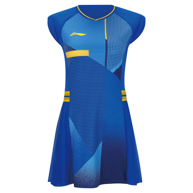 Badminton Dress - Square Blue