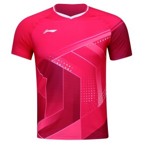 MEN'S Badminton T-shirt - National Red Exclusive