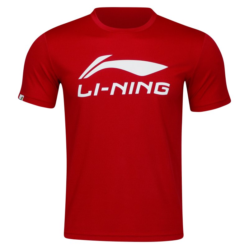 Badminton T-shirt - Logo Red