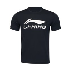 UNISEX Badminton T-shirt - Logo Black