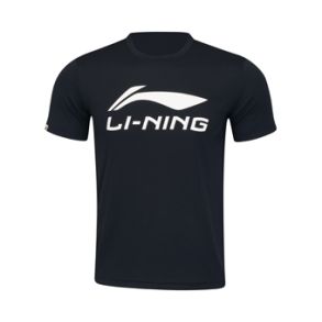 UNISEX Badminton T-shirt - Logo Black