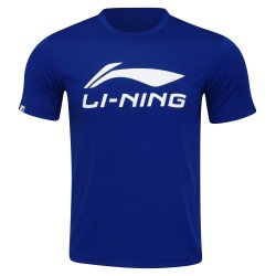 UNISEX Badminton T-shirt - Logo Dark Blue