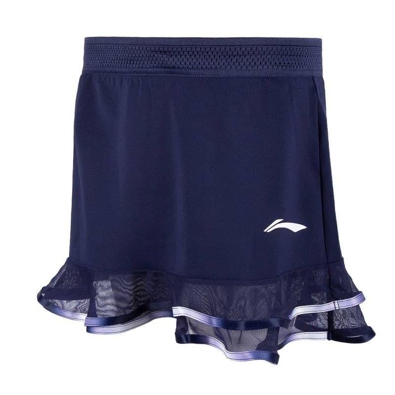 Badminton Skirt - Flakes Navy Blue
