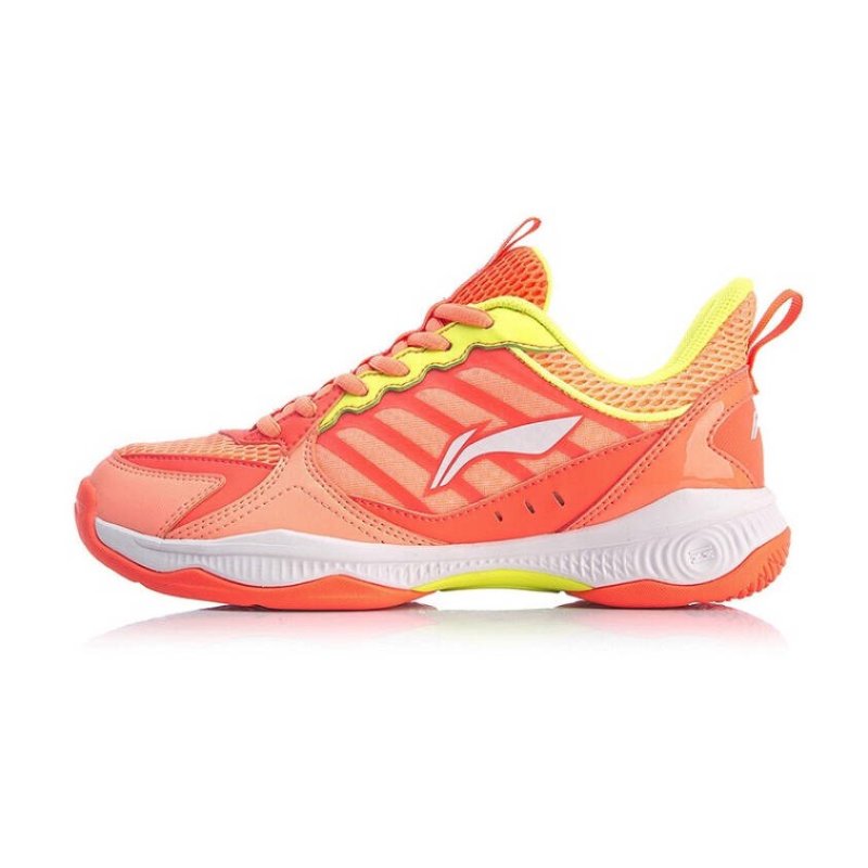 Badminton Shoes - Halberd Lite Orange/Lime Women
