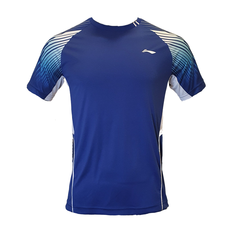Badminton T-shirt - Club Spirit Blue - UNISEX
