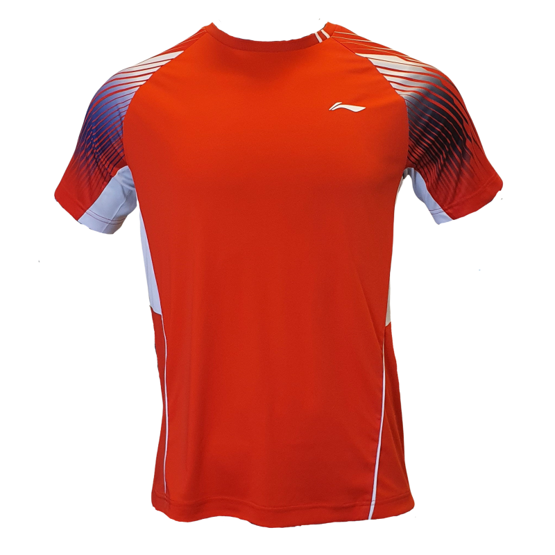 Badminton T-shirt - Club Spirit Red - UNISEX