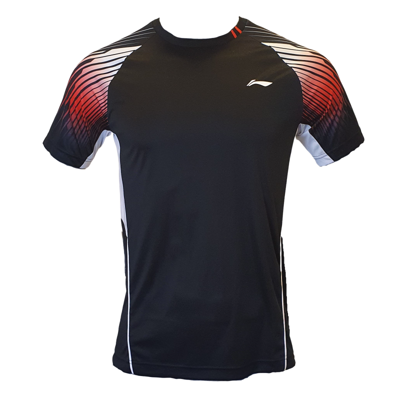 Badminton T-shirt - Club Spirit Black - UNISEX