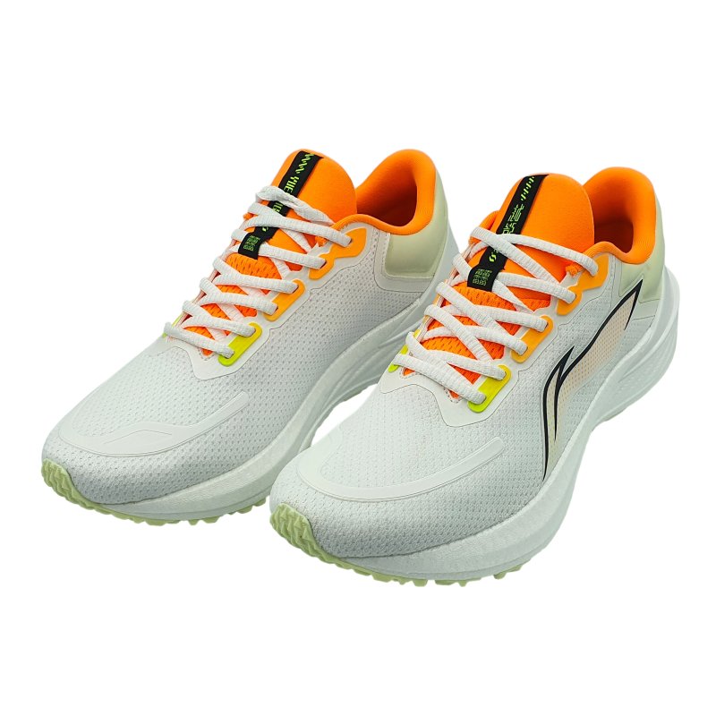 MEN'S Running Shoe - YUEYING 2 White/Green Neon