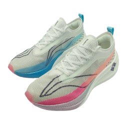 MEN'S Running Shoes - Elite White/Pink
