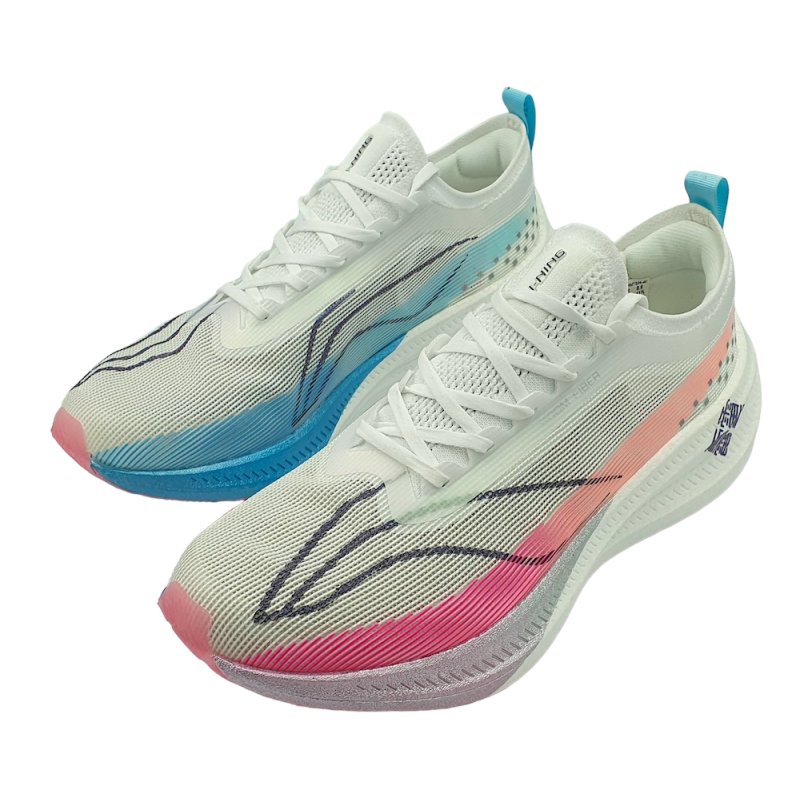MEN'S Running Shoes - Elite White/Pink