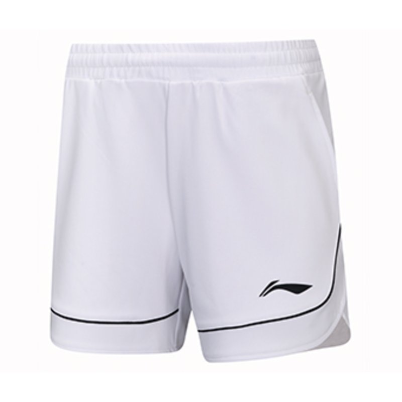 Badminton Shorts - Single Stripe White Dame