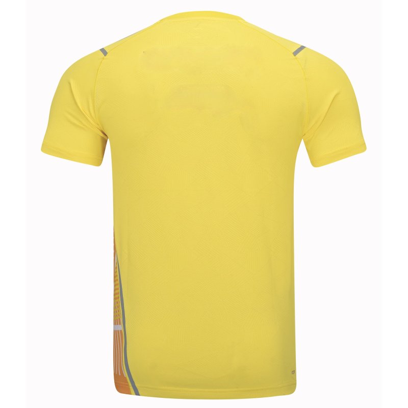 Men Badminton T-shirt - Deep Yellow Exclusive
