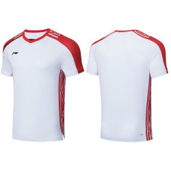 UNISEX Badminton T-shirt - Simple Life White