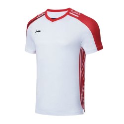 UNISEX Badminton T-shirt - Simple Life White