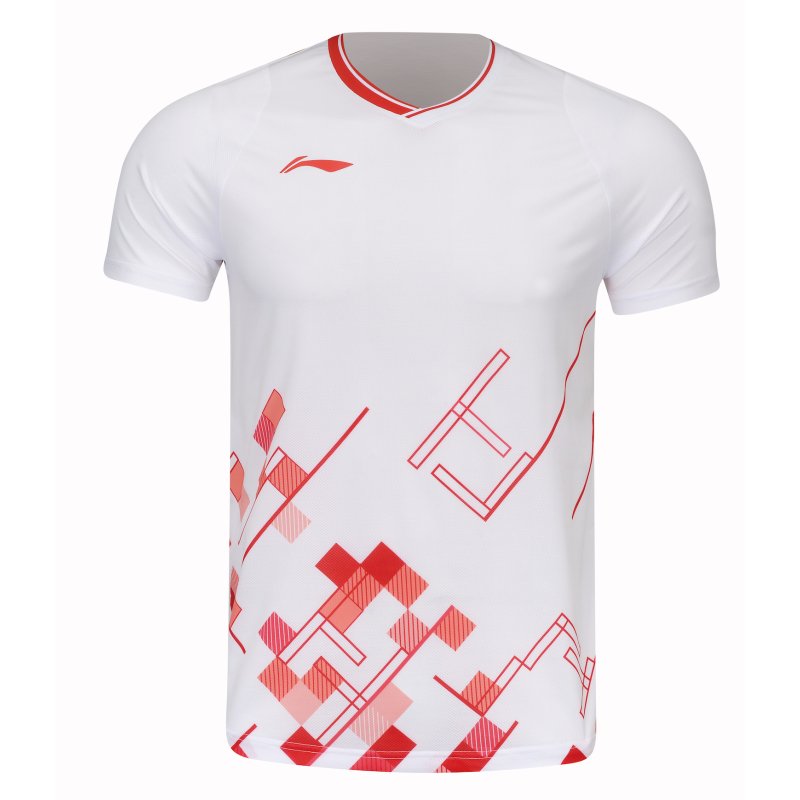 UNISEX Badminton T-shirt - Matrix White