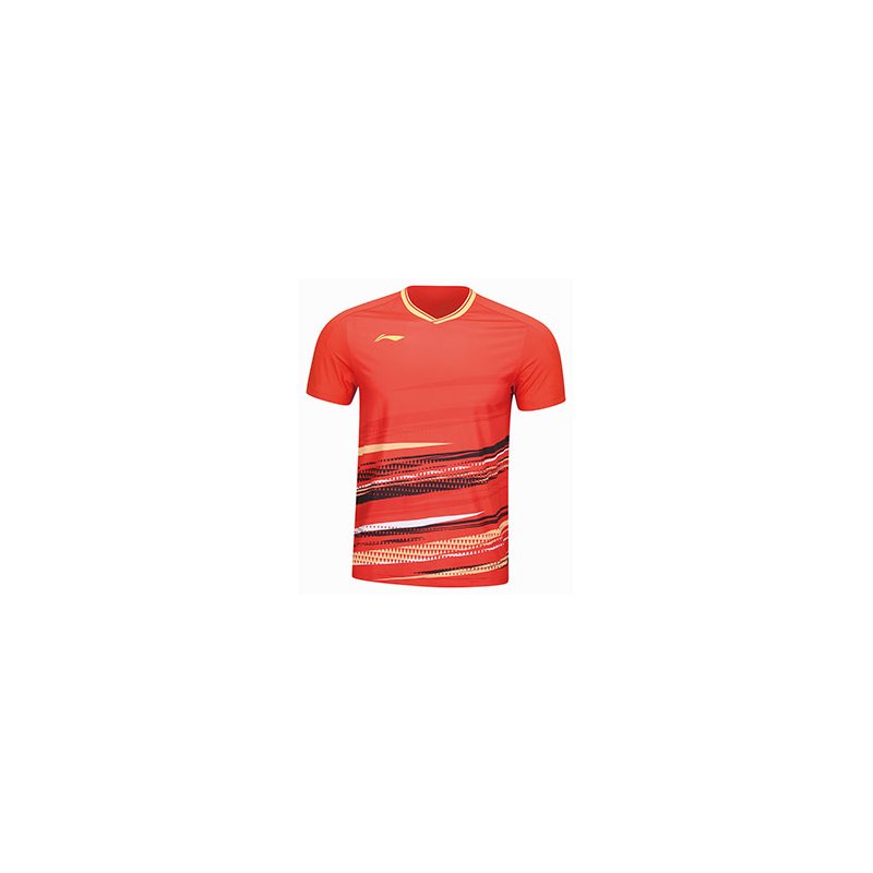 UNISEX Badminton T-shirt - Speed Red