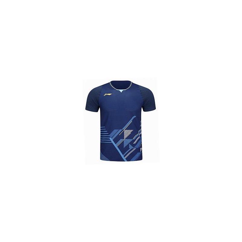 Badminton T-shirt - Crystals Dark Blue Exclusive