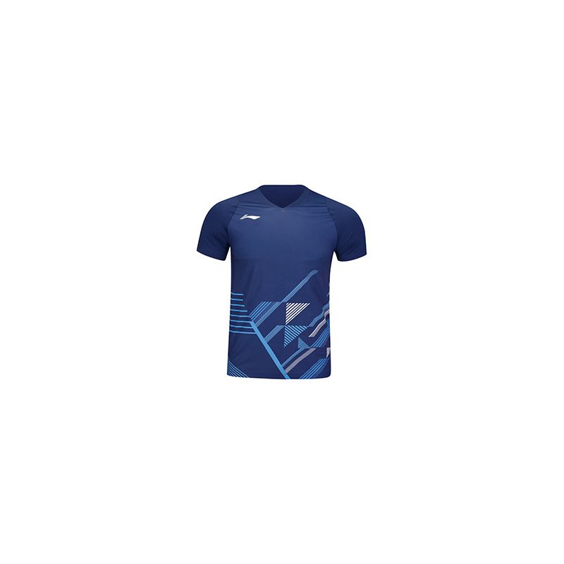 Badminton T-shirt - Crystals Dark Blue