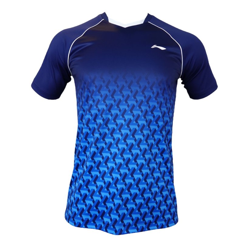 Badminton T-shirt - Club Victory 3D Blue - UNISEX
