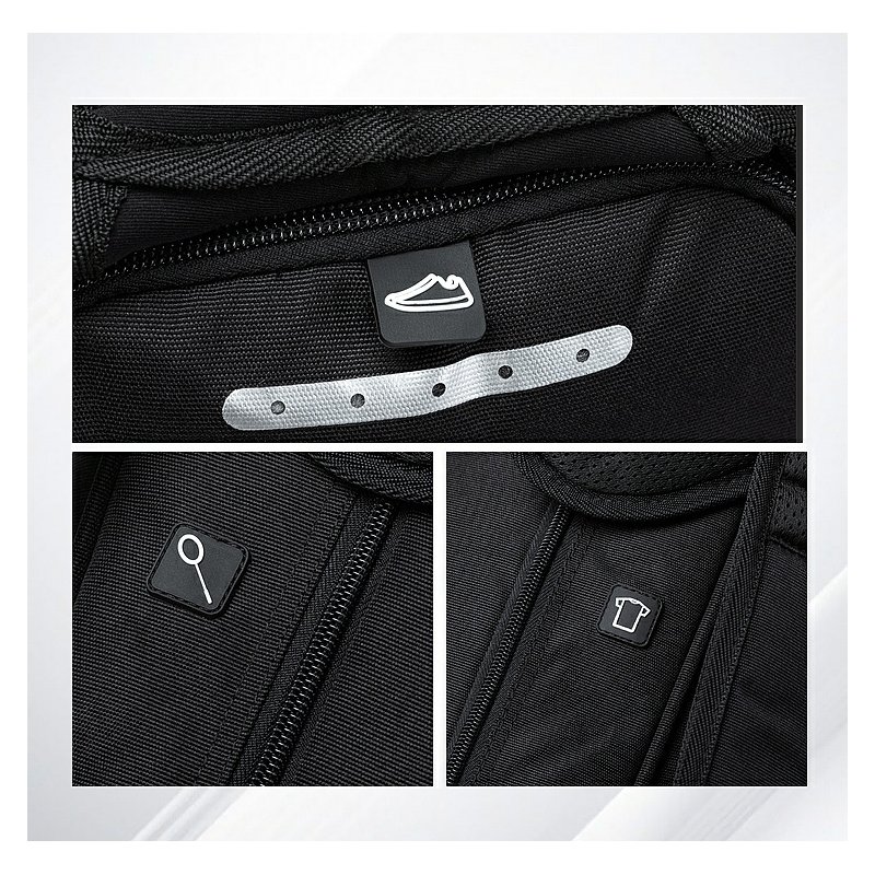 Badminton Bag - Corner Black/White
