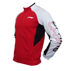 UNISEX Badminton Tracksuit Jacket - Victory Red