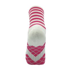 Badminton Socks - High Top Sock White/pink