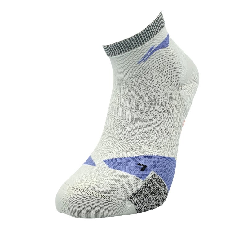 Running Socks - Perfect White Low
