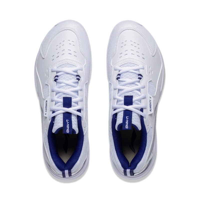 UNISEX Badmintonsko - Almighty V White/Blue