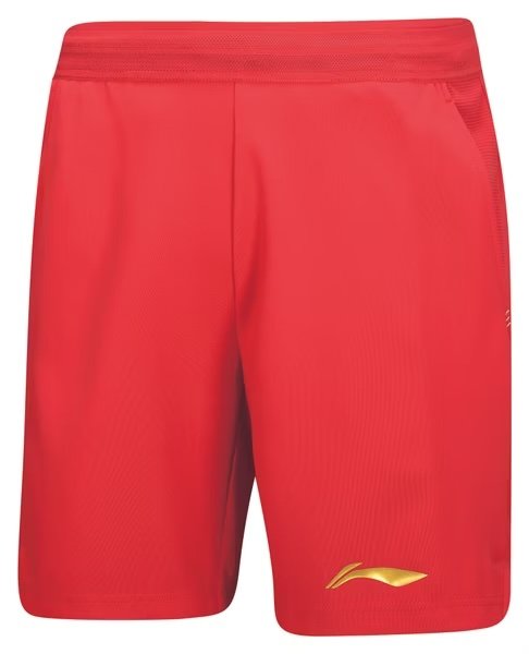 MEN'S Badminton Shorts - High Line Red - LI-NING - Li-Ning