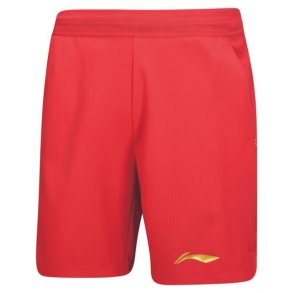 MEN'S Badminton Shorts - High Line Red