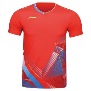 MEN'S Badminton T-shirt - Strong Game Red