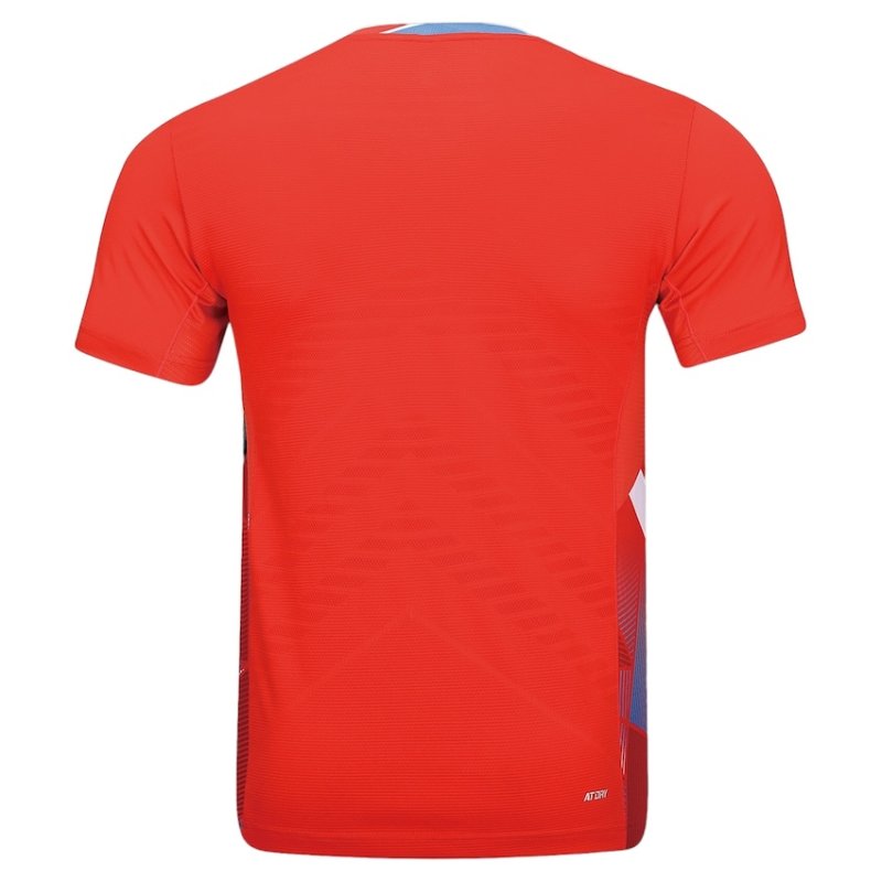 MEN'S Badminton T-shirt - Strong Game Red