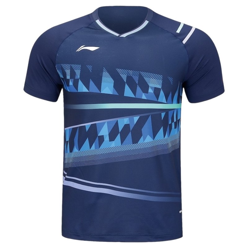 HERRE Badminton T-shirt - Iceberg Dark Blue