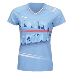 WOMEN'S Badminton T-shirt - Iceberg Light Blue