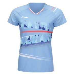 WOMEN'S Badminton T-shirt - Iceberg Light Blue