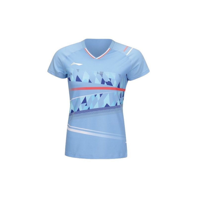 WOMEN'S Badminton T-shirt - Iceberg Light Blue