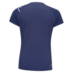 DAMEN Badminton T-shirt - Iceberg Dark Blue