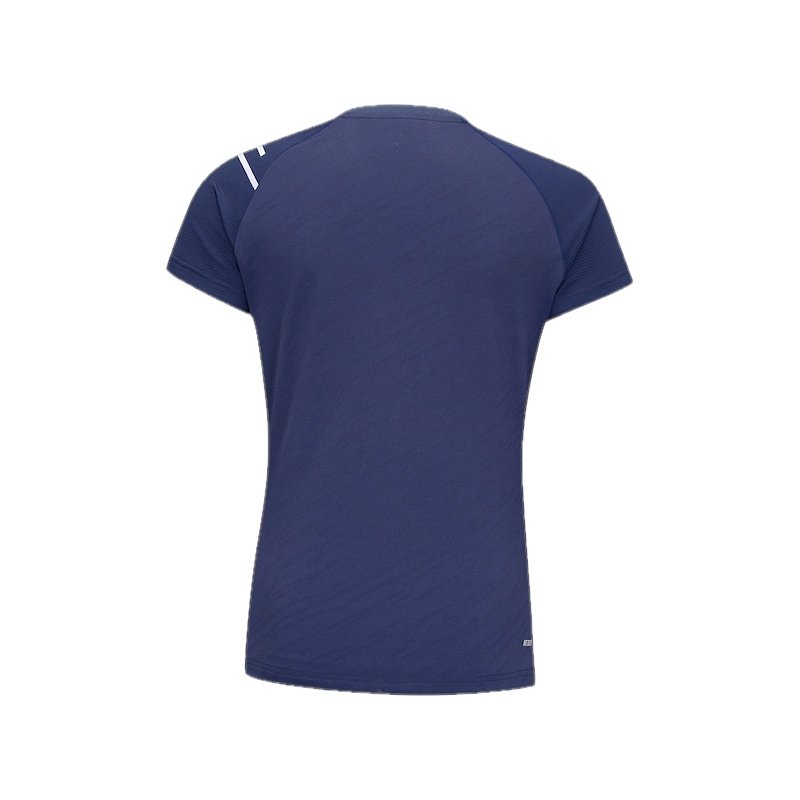 DAMEN Badminton T-shirt - Iceberg Dark Blue