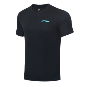 UNISEX Badminton T-shirt - Go Steady Black