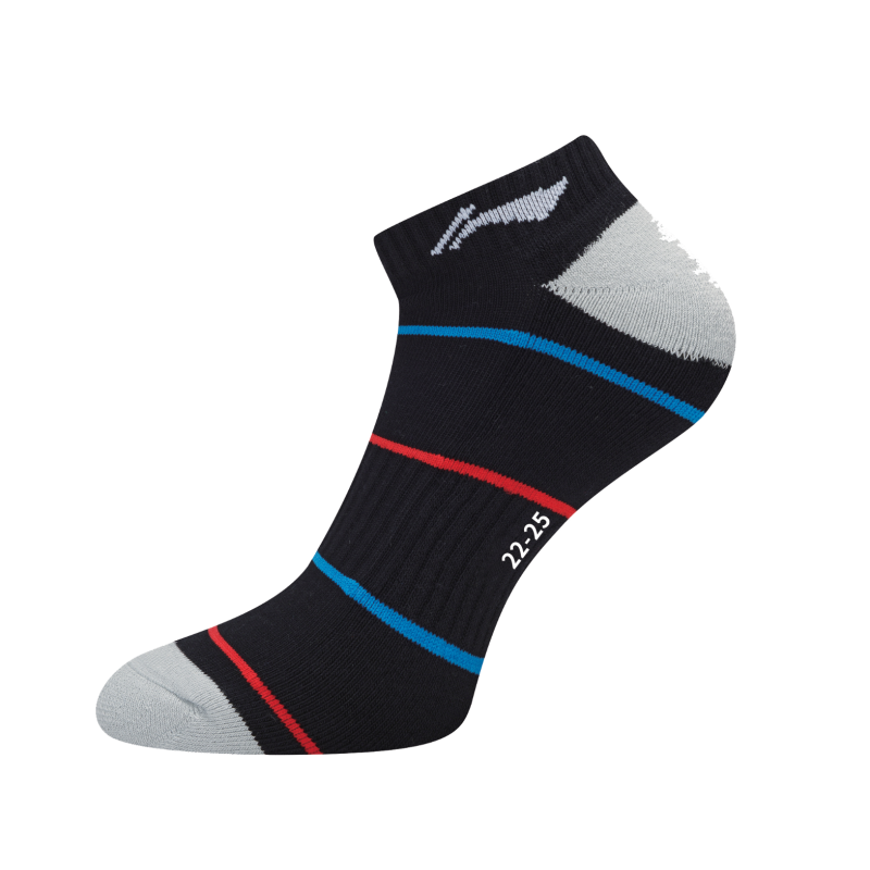 Badminton Socks - LI-NING stripe Black